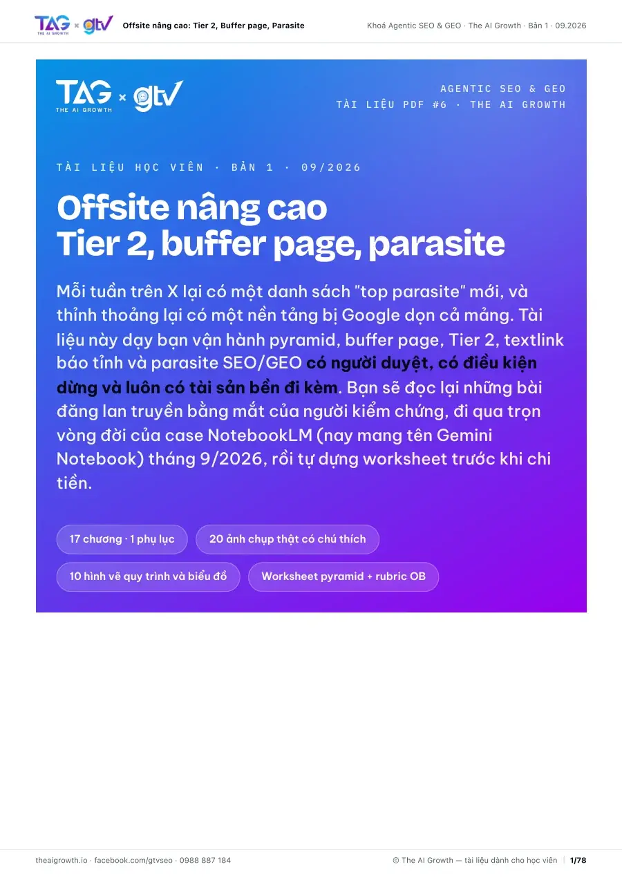 Bìa tài liệu Offsite nâng cao, 78 trang