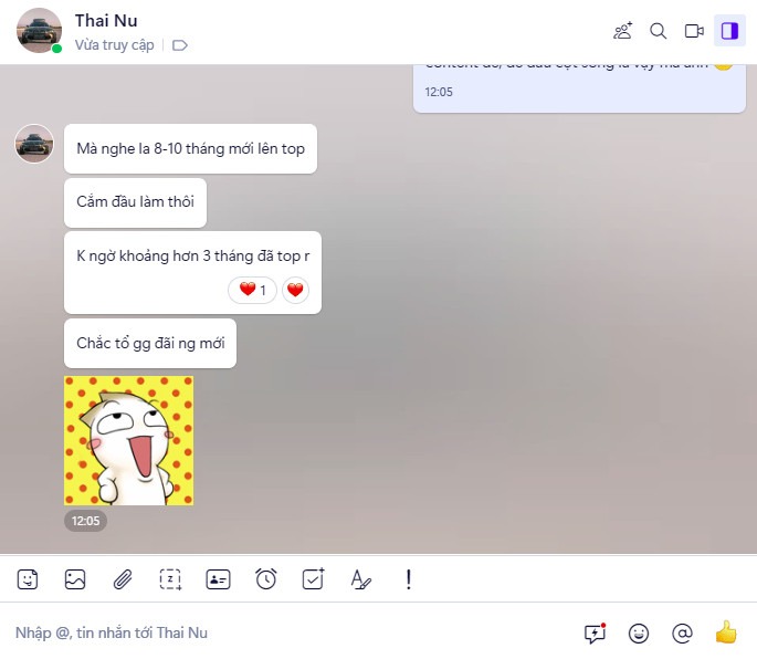 Review từ anh Thái