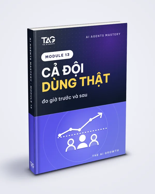Bìa Module 13: Đưa cả đội dùng thật và đo kết quả