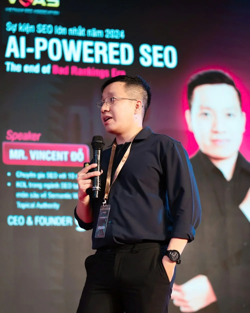 Vincent Do, diễn giả chính tại sự kiện AI-Powered SEO 2024
